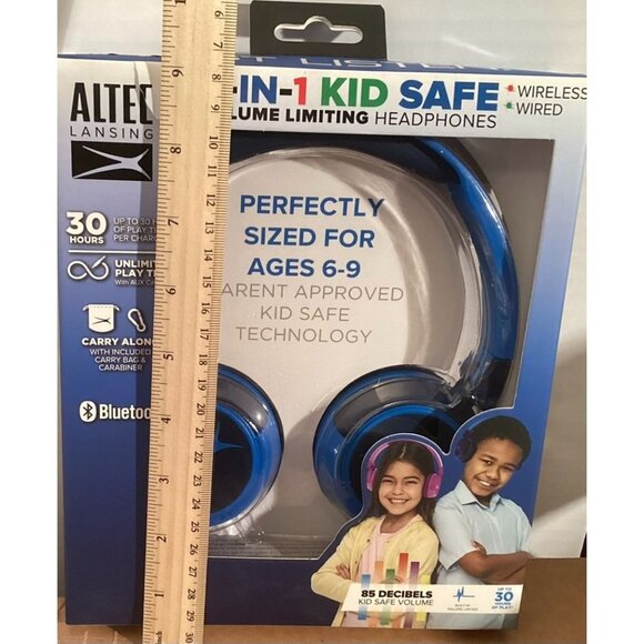 Altec Lansing 2-In-1 Kid Safe Volume Limiting Headphones For Ages 6-9 - Picture 6 of 6